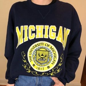 Vintage University of Michigan Sweatshirt Crewneck